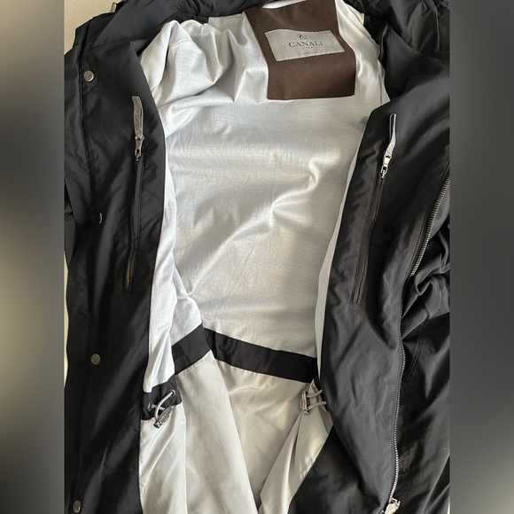 NWOT - Authentic CANALI Men’s Windbreaker and Rain Jacket (made in Italy) - Picture 5 of 5